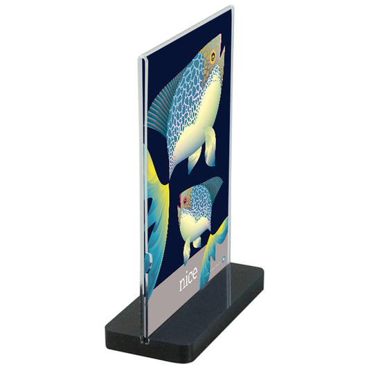 Acryl-Tischdisplay — in verschiedenen Farben und Formaten erhältlich