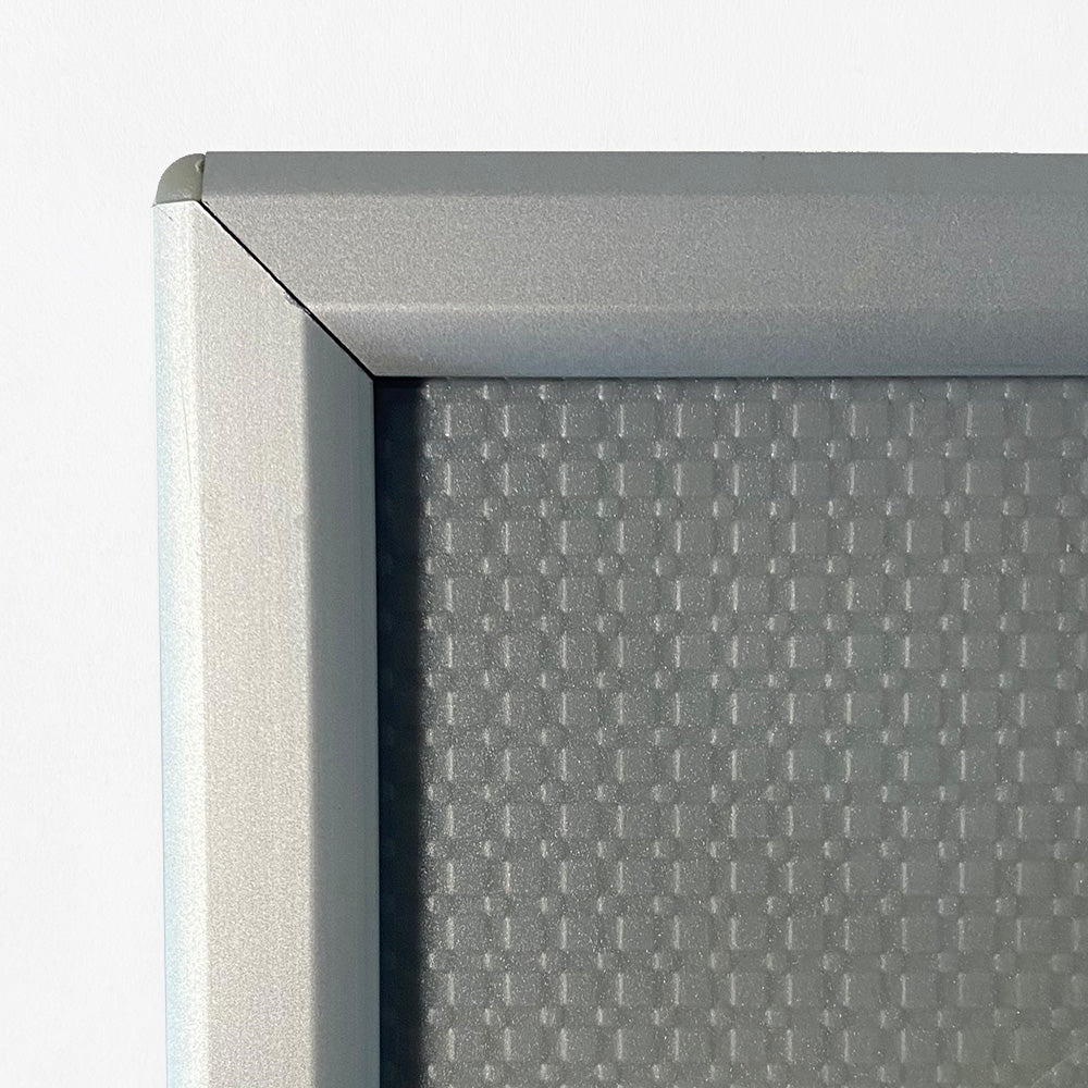 Klapprahmen, Opti, 14 mm Aluminiumprofil, Silber