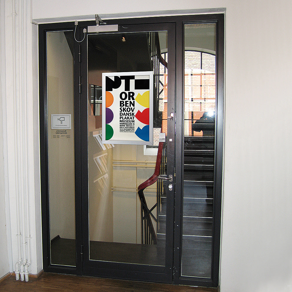 Klapprahmen, Window, 25 mm Aluminiumprofil, doppeltseitig, Silber