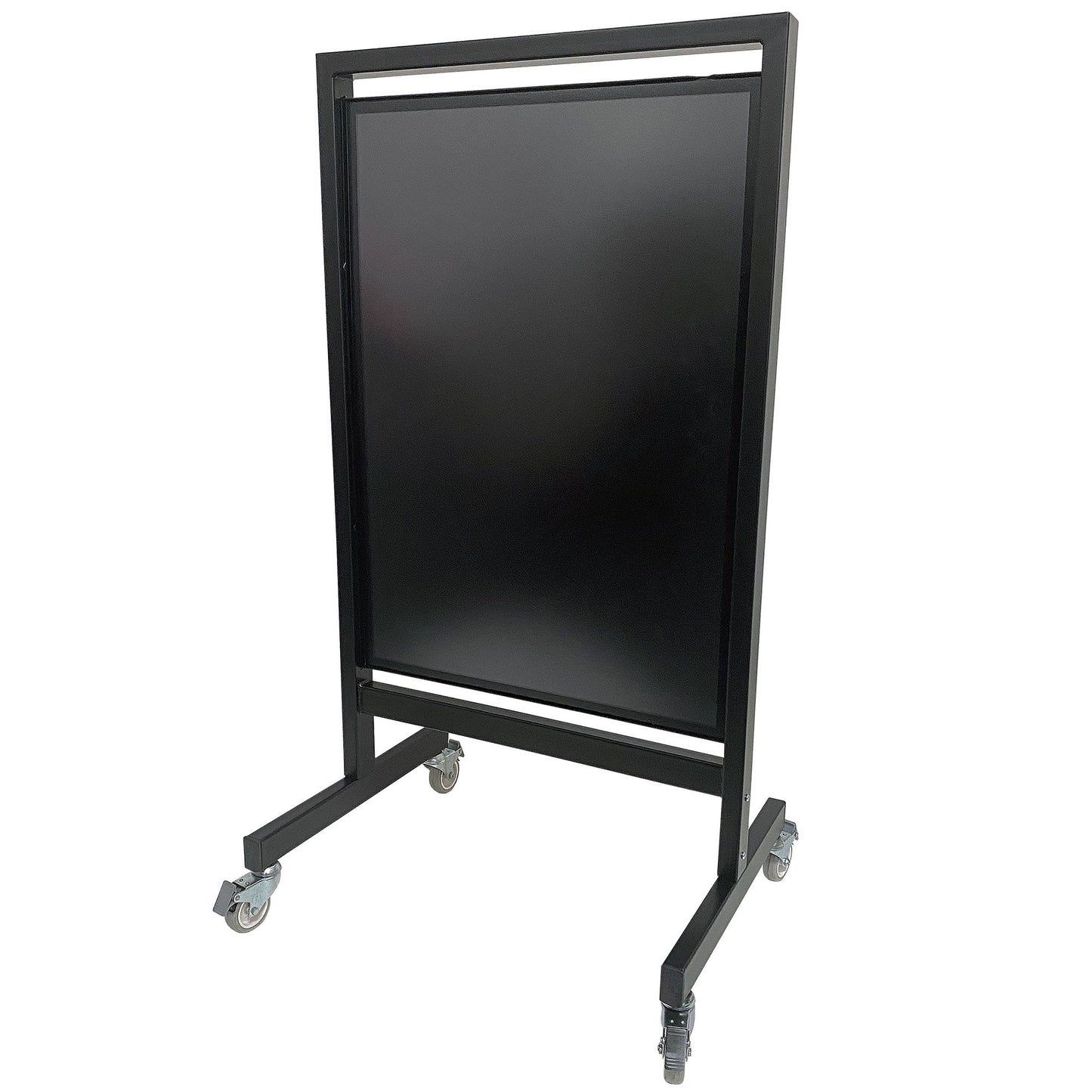 Kundenstopper Arcade, Sandwich-Schild lackierter Stahl A1 Schwarz