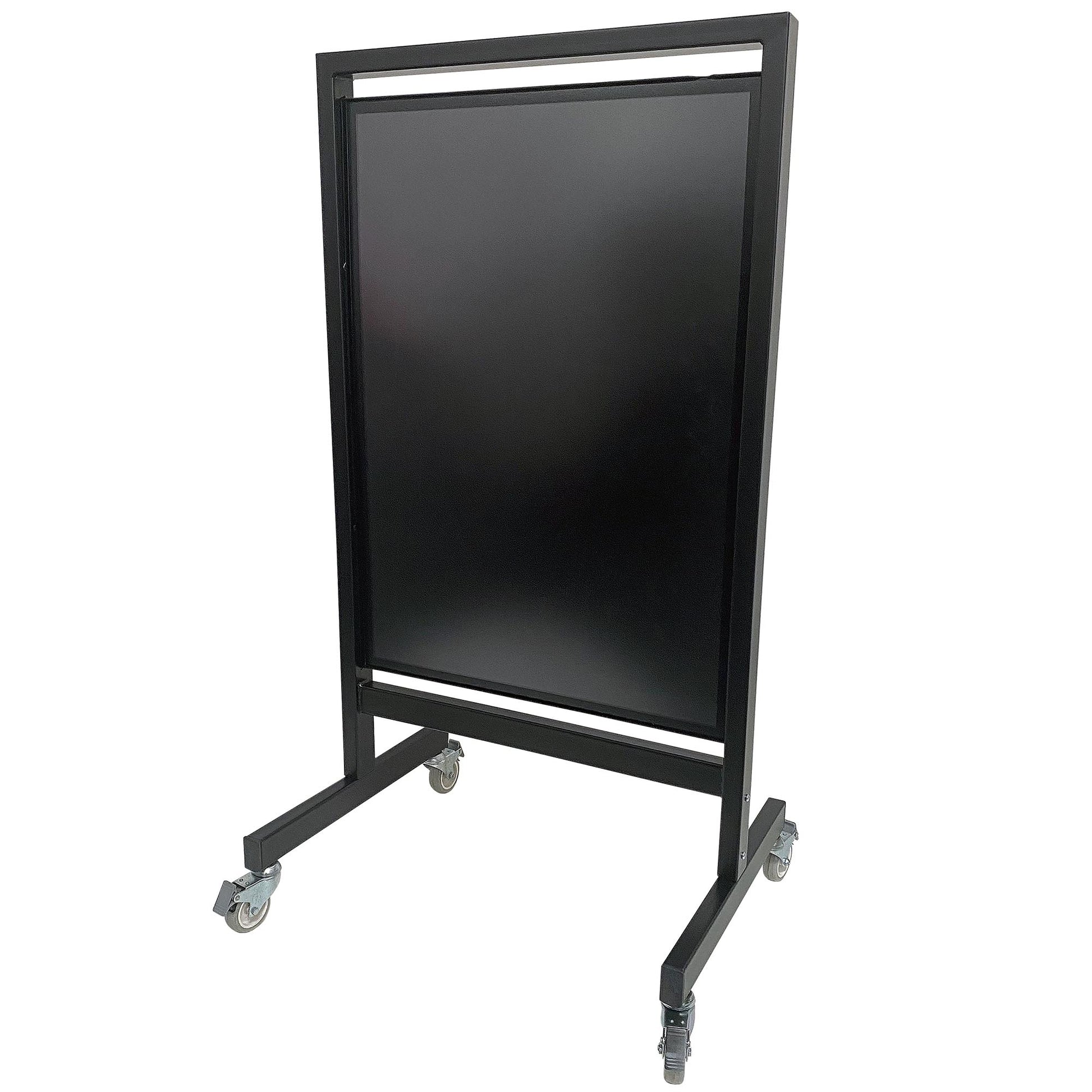 Kundenstopper Arcade, Sandwich-Schild lackierter Stahl A1 Schwarz