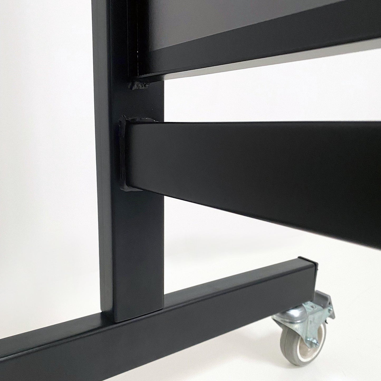 Kundenstopper Arcade, Sandwich-Schild lackierter Stahl A1 Schwarz