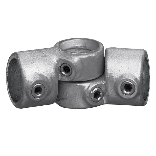 Adjustable Tube Swivel, set, samlestykke til 48 mm rør (samler 3 rør) (type 49)