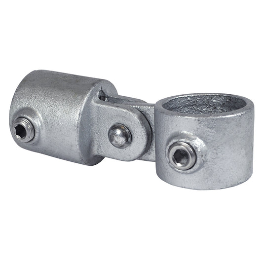 Tube Clamp Single Swivel, samlestykke til 48 mm alurør (samler 2 rør i forskellige vinkler) (type 44