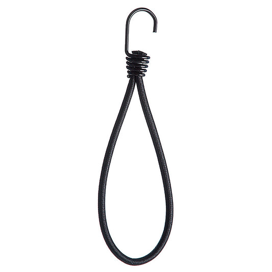 Bungee Cord, sort elastik m/krog, t/montering af banner (1 for hver 20 cm)