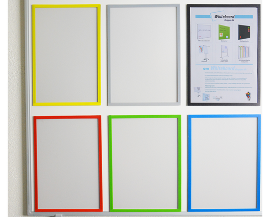 A4 Magnethüllen mit Klebeband – verschiedene Farben und Packgrößen