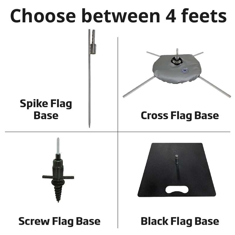 Beachflagge, Outdoor Square Flag, Klein