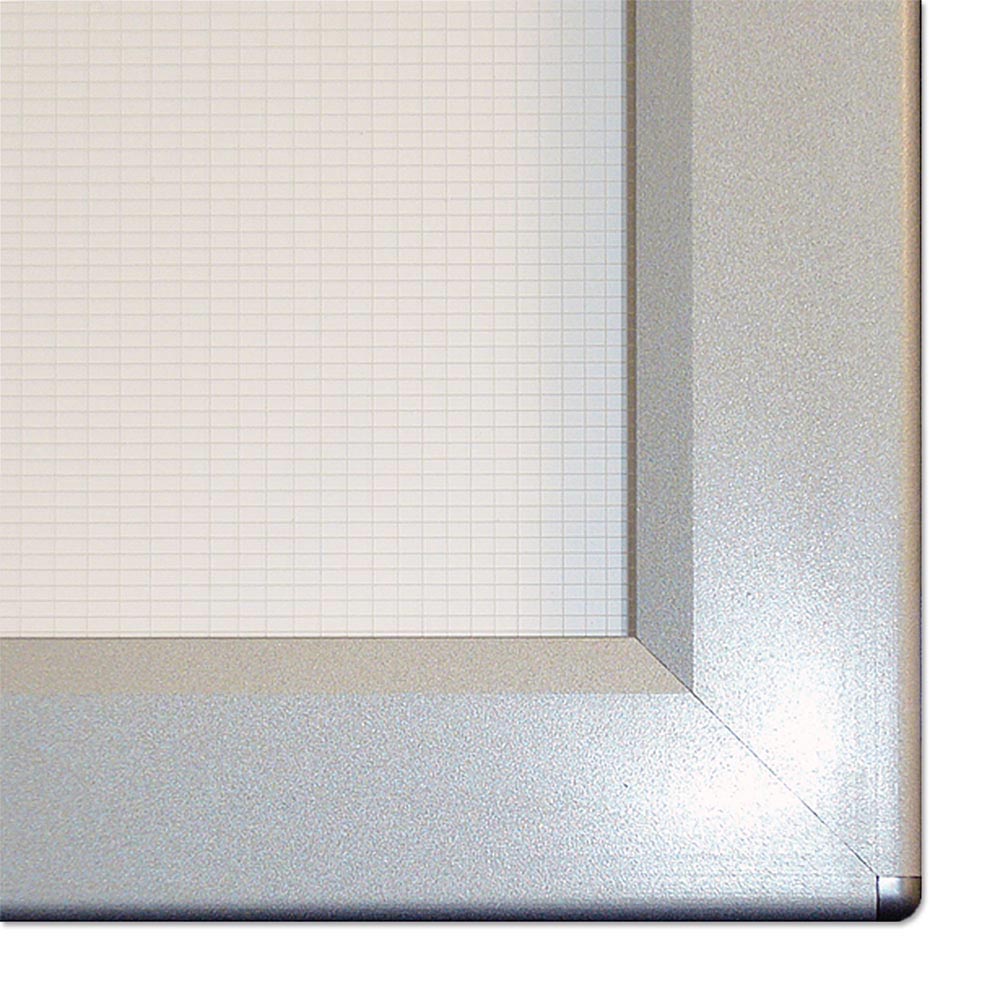 Slim Light Lux Leuchtkasten, doppelseitiger LED-Kasten A4, Silber
