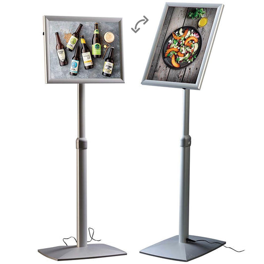 LED Infoständer, Menu