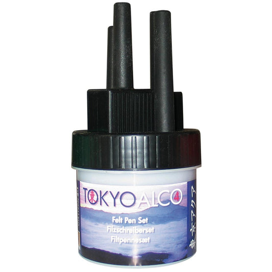 Filzstifte, Tokyo Alco, 4 Stück.