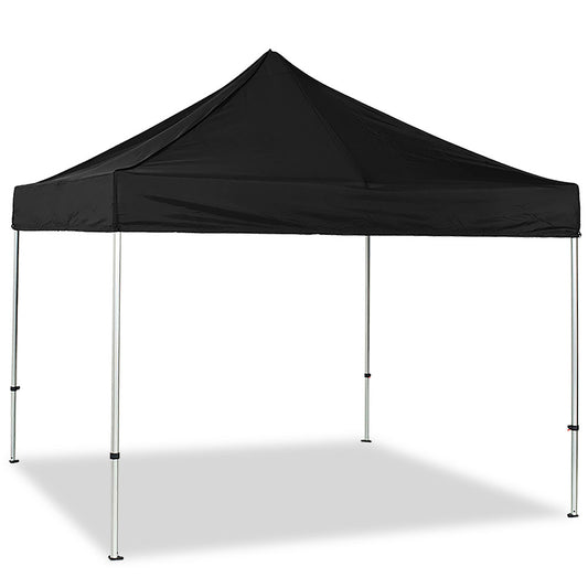 Event Tent Lux, wasserdichtes Polyester, Silber/Schwarz