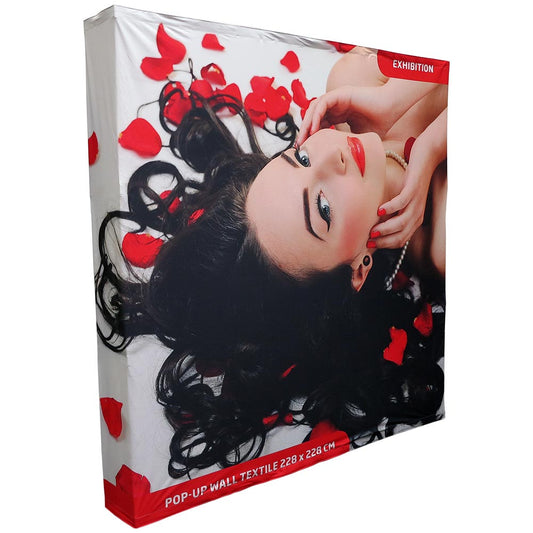 Messe Wand, Pop-up Wall Textile, 3x3