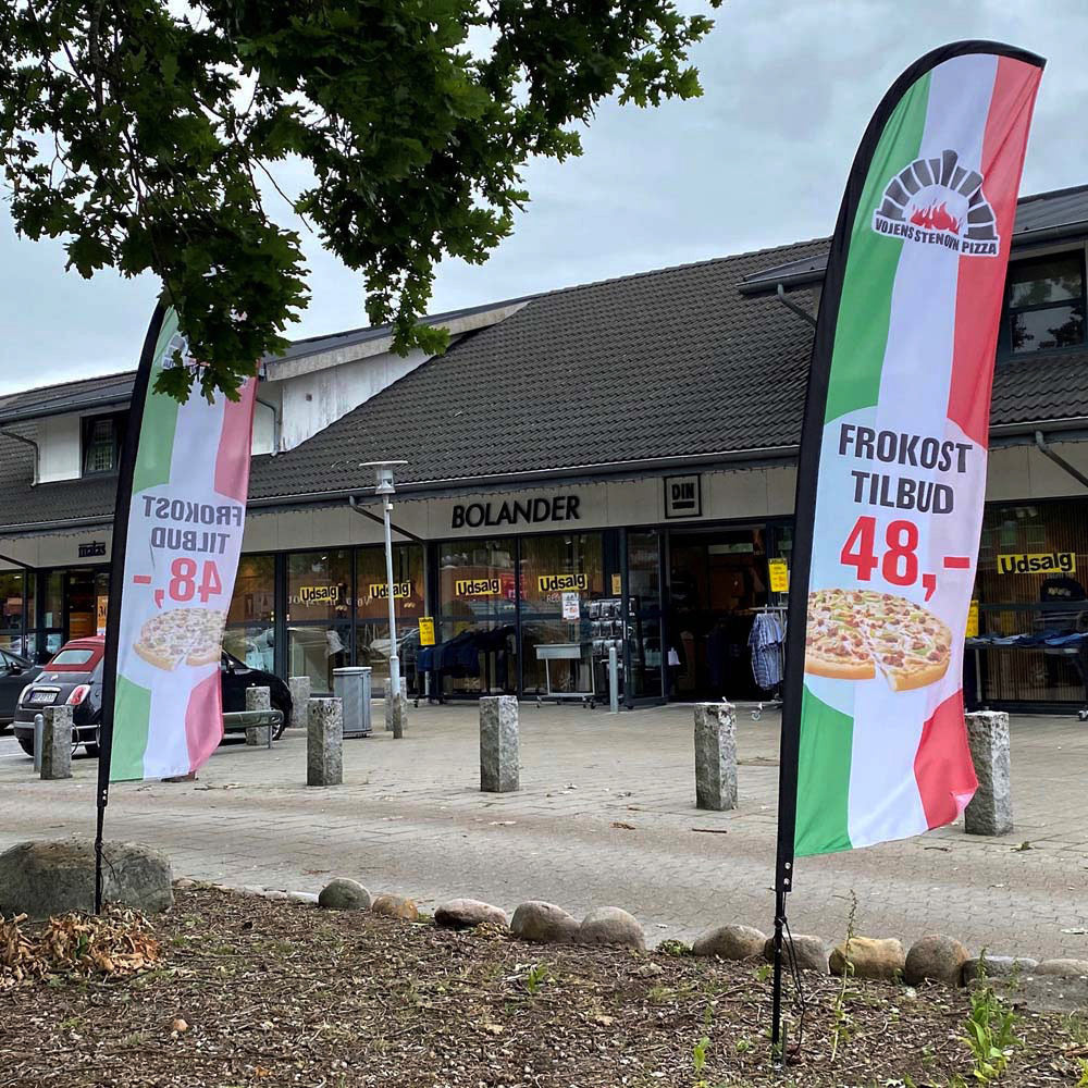 Beachflag Erdspieß Flaggenfuß, Chrom