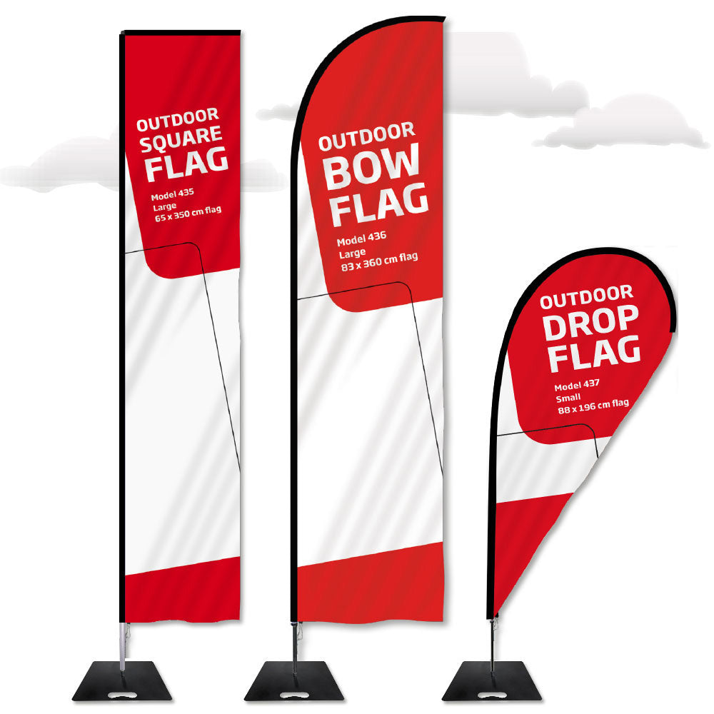 Beachflag Fuß Flaggenfuß, Schwarz
