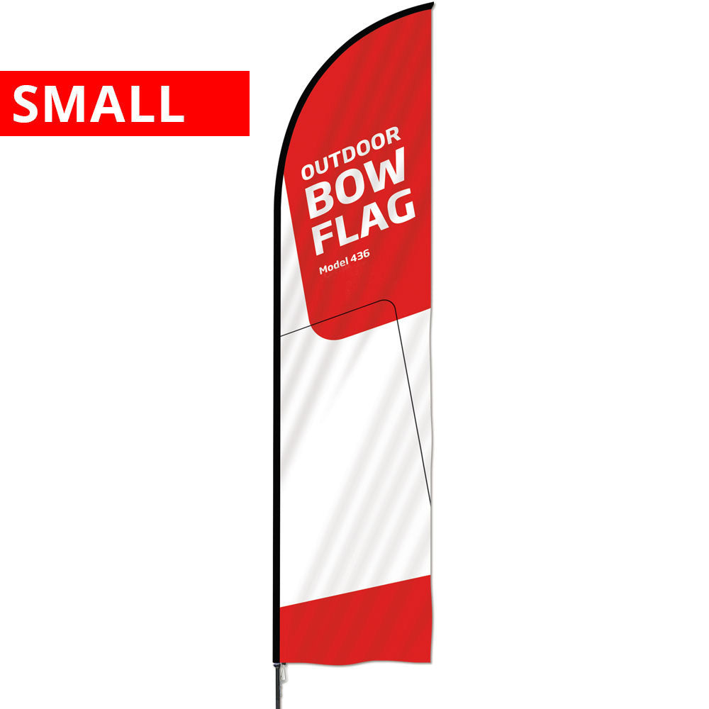 Beachflagge, Outdoor Bow Flag, Klein