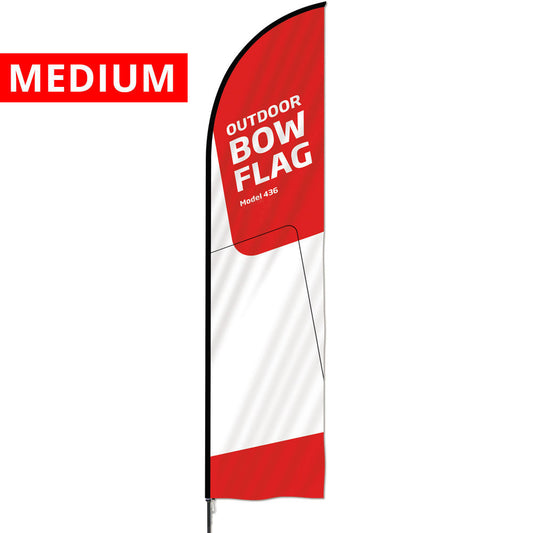 Beachflagge, Outdoor Bow Flag, Medium