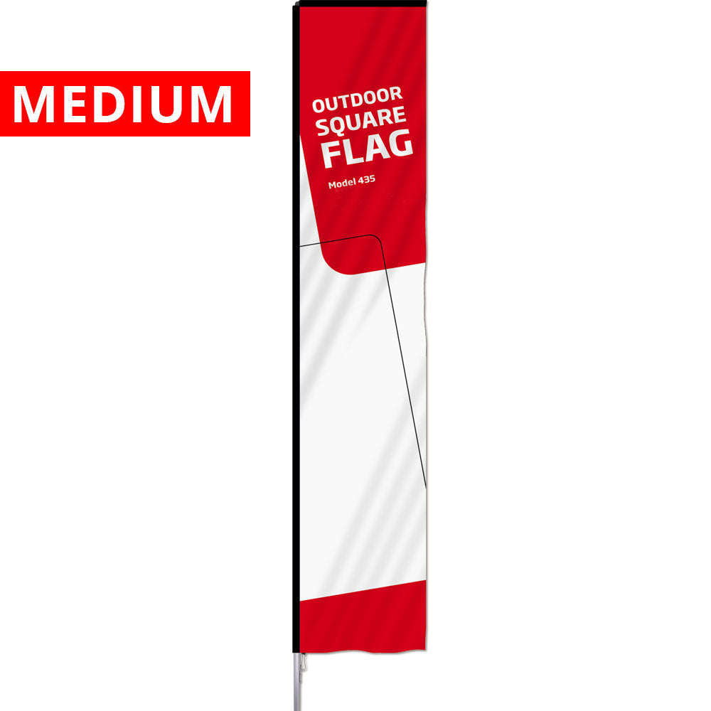 Beachflagge, Outdoor Square Flag, Medium