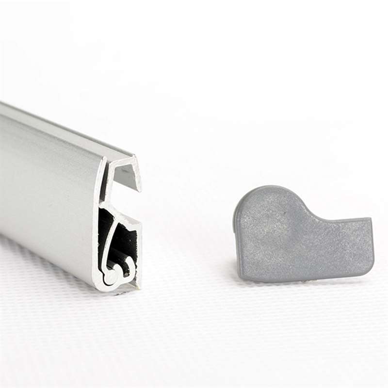 Stylischer Roll-up Aluminiumkassette doppelseitiges Banner inkl. Druck und Tasche, 85 x 200 cm, Silber