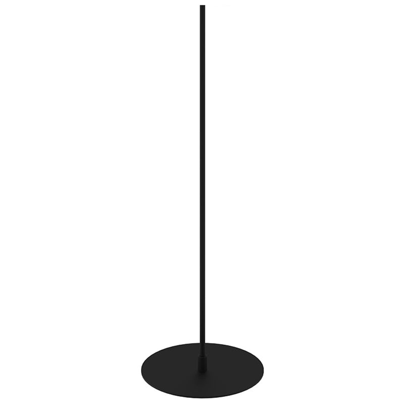 Infoständer Design Stand Fuß 27 cm + Stange 96 cm (2 x 48 cm) Set, Schwarz