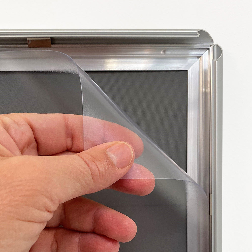 Klapprahmen, 15 mm Aluminiumprofil, Silber