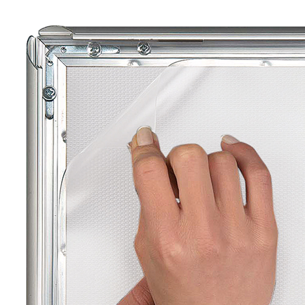 Klapprahmen, 30 mm Aluminiumprofil, Silber
