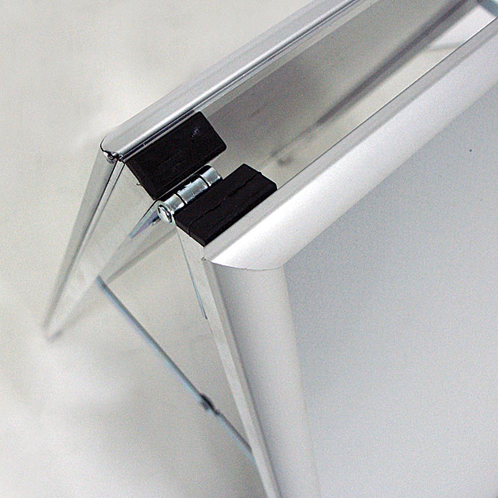 Kundenstopper Alu-Line Budget, Silber, Aluminium, für den Innenbereich