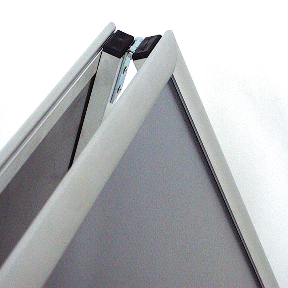 Kundenstopper Alu-Line Budget, Silber, Aluminium, für den Innenbereich
