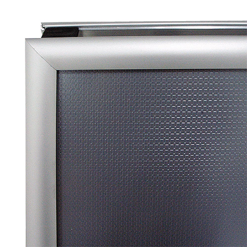 Kundenstopper Alu-Line Budget, Silber, Aluminium, für den Innenbereich
