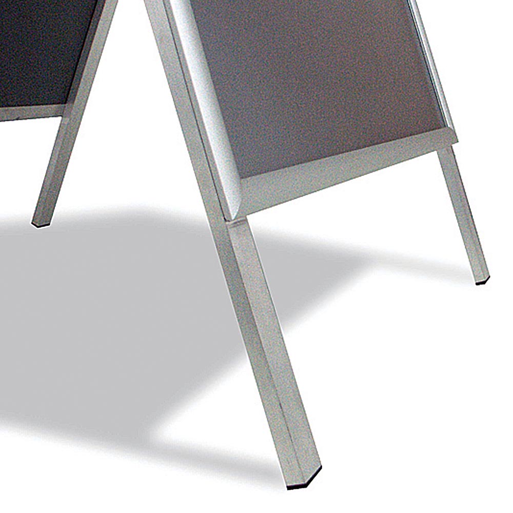 Kundenstopper Alu-Line Budget, Silber, Aluminium, für den Innenbereich
