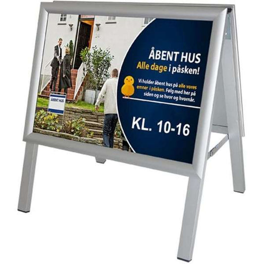 Alu Line A3 Kundenstopper — Robuster Outdoor-A-Aufsteller mit Format- und Farbvarianten