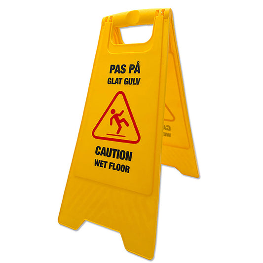 Warnschild Caution Wet Floor, Warnschild