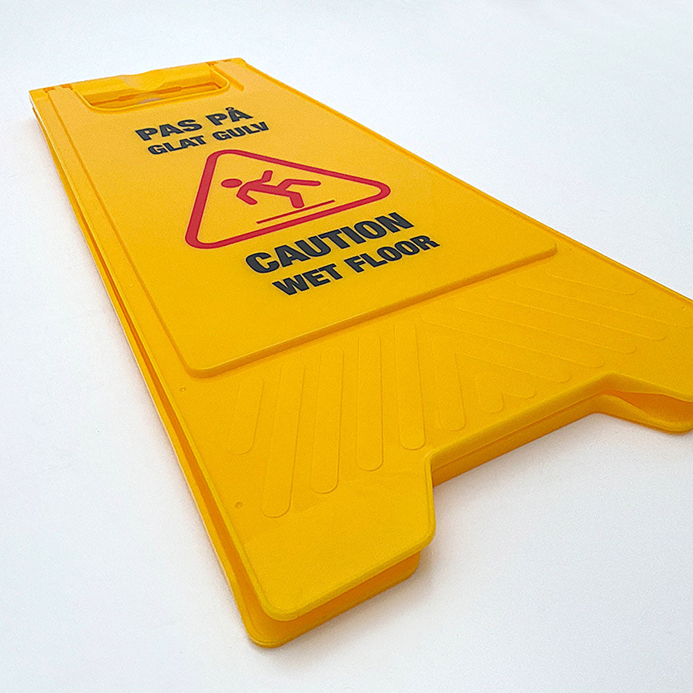 Warnschild Caution Wet Floor, Warnschild