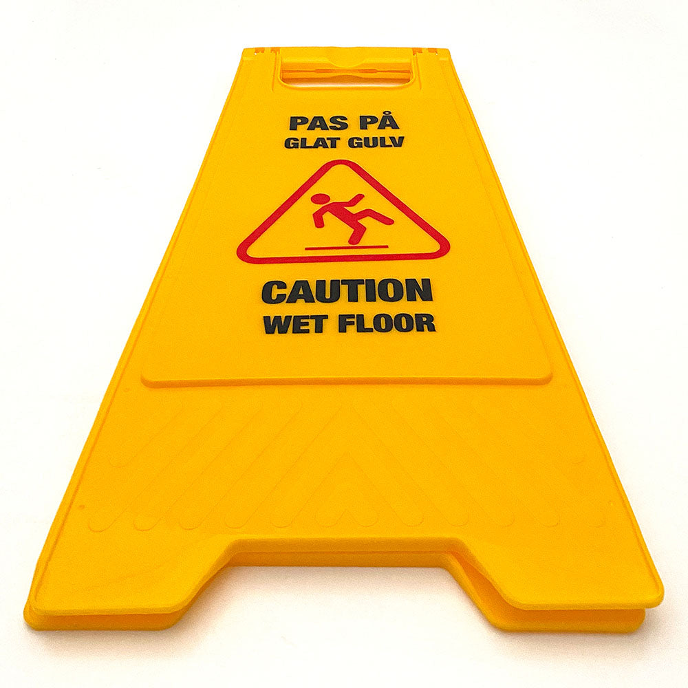 Warnschild Caution Wet Floor, Warnschild