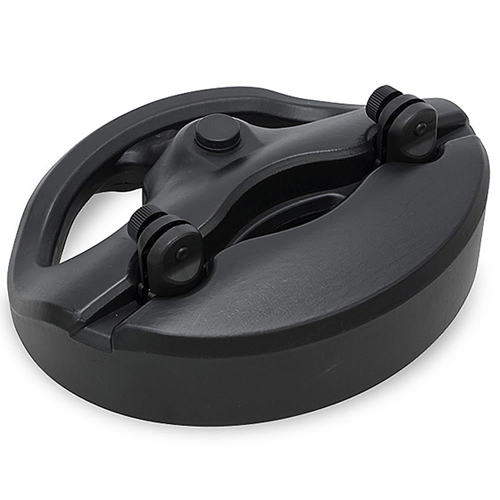 Kundenstopper Panel Waterbase Kunststofffuß für 15L Wasser Schwarz