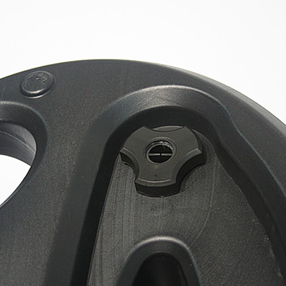 Kundenstopper Panel Waterbase Kunststofffuß für 15L Wasser Schwarz
