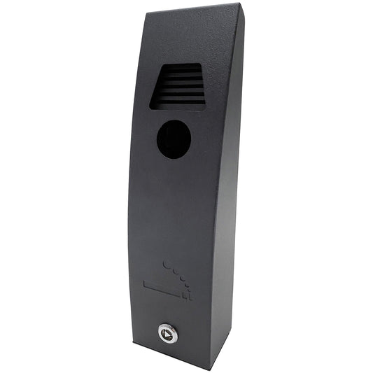 Aschenbecher Outdoor Mini Wandmontiert Schwarz