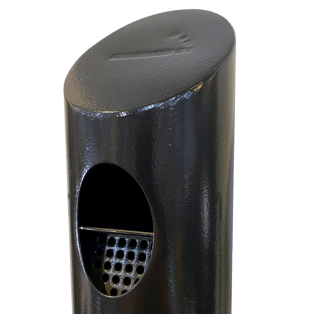 Aschenbecher, Tube, Schwarz
