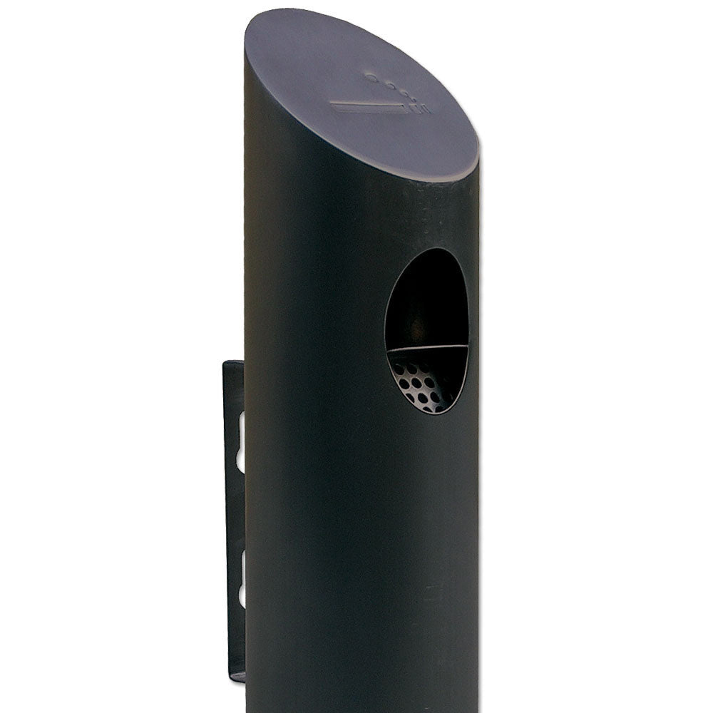 Aschenbecher, Tube, Schwarz