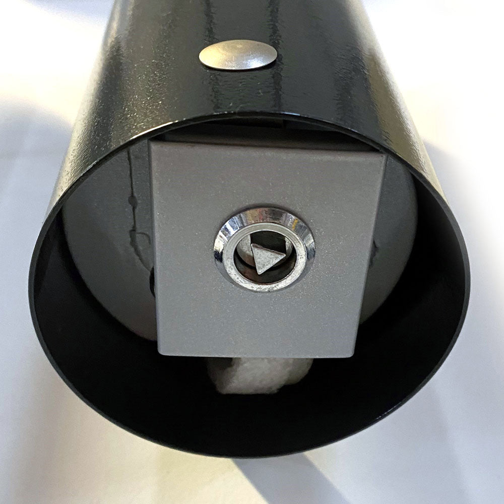 Aschenbecher, Tube, Schwarz