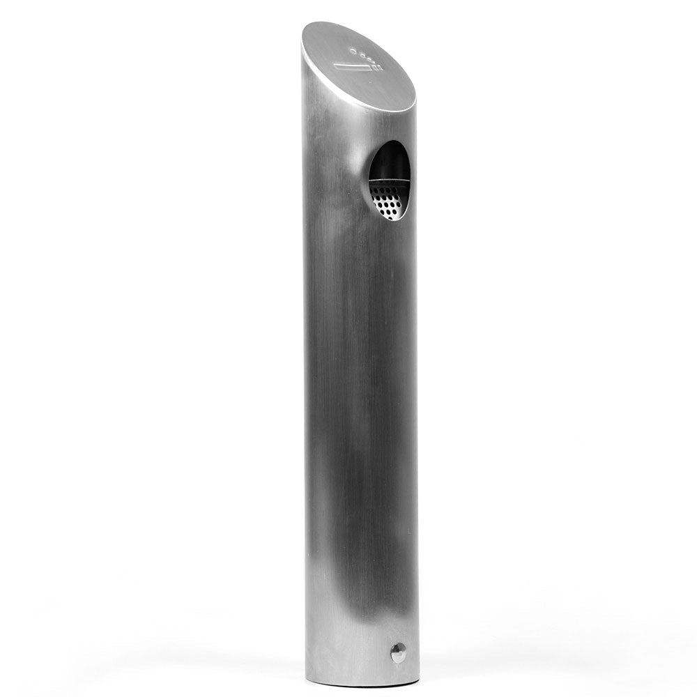 Outdoor-Aschenbecher Tube XL 1,5L Silber