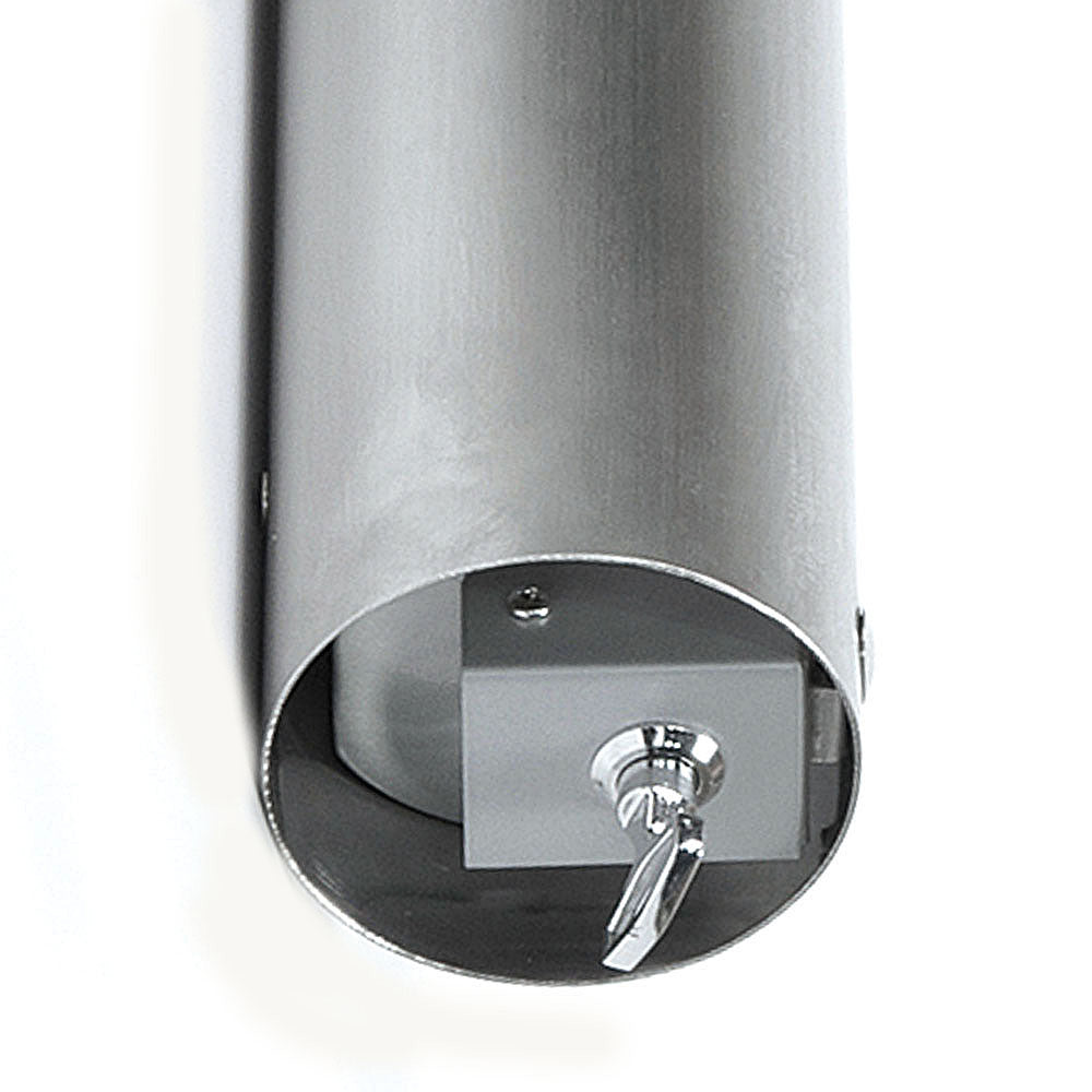 Outdoor-Aschenbecher Tube XL 1,5L Silber