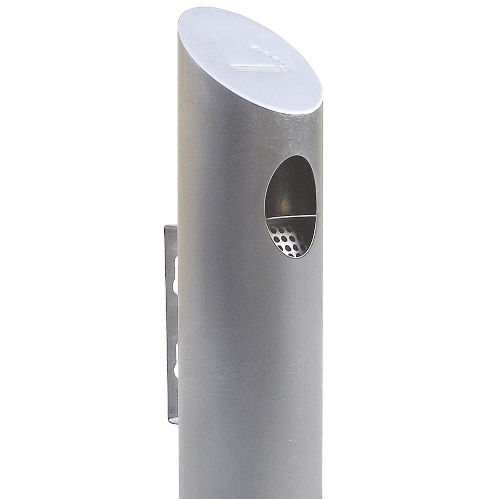 Outdoor-Aschenbecher Tube XL 1,5L Silber