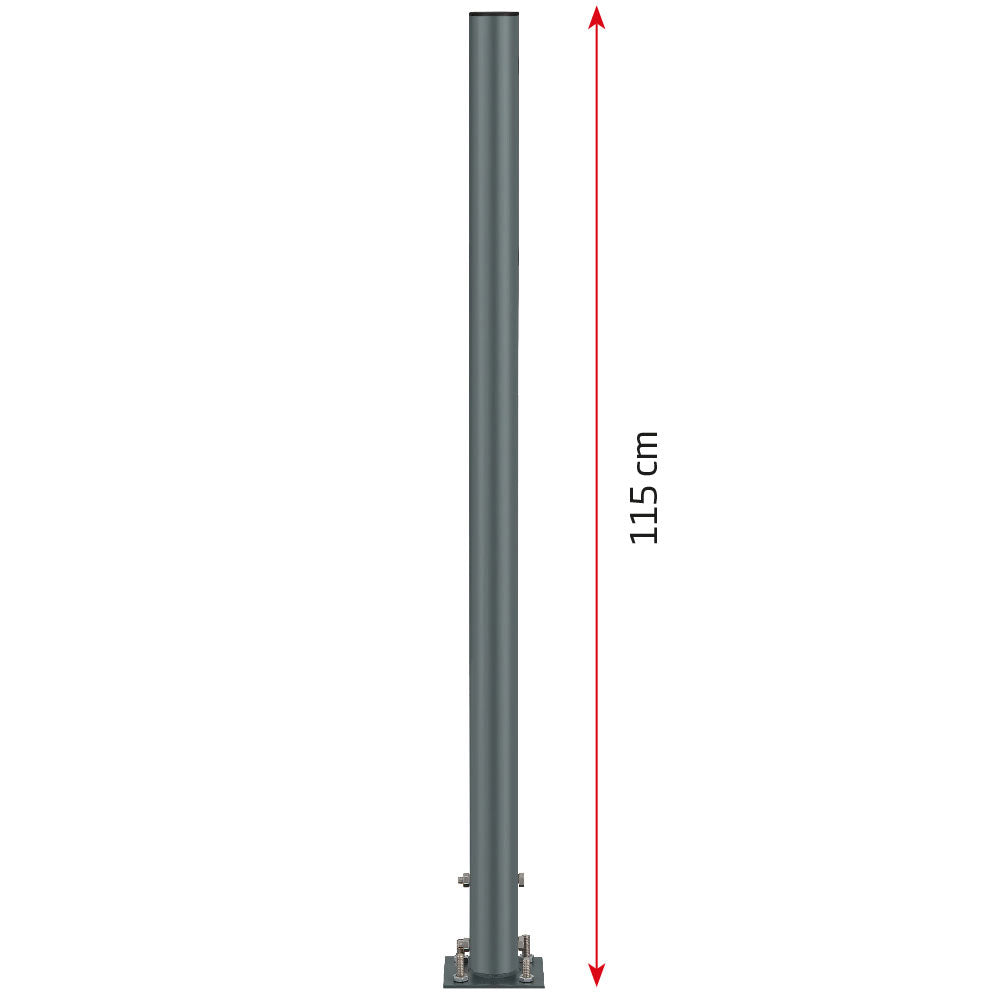 Stange für Aschenbecher, Ø 5 cm, grau