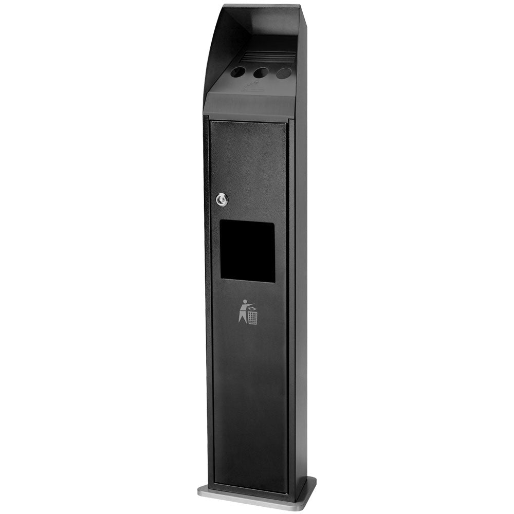 Aschenbecher, Dual Waste, Schwarz