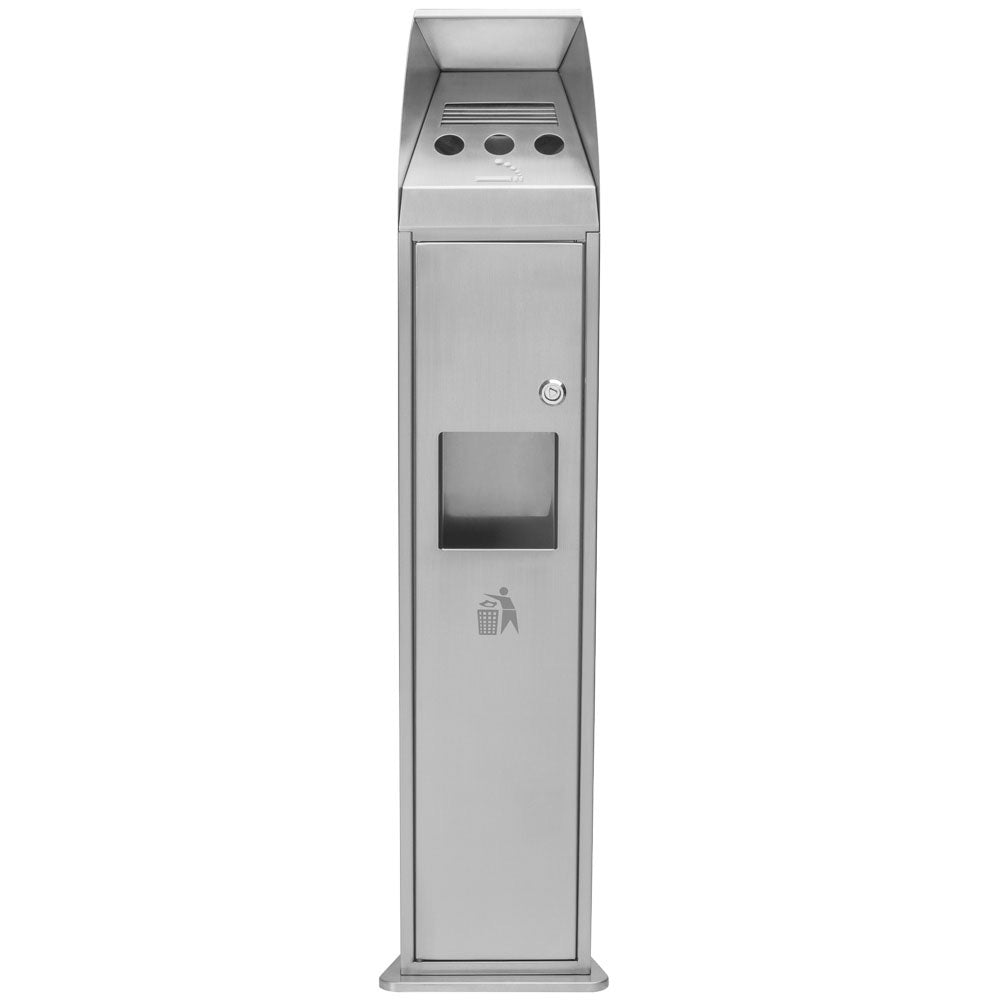 Aschenbecher, Dual Waste, Silber