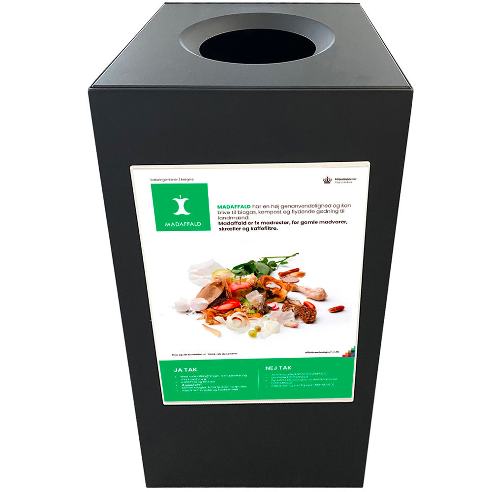 Maxi Abfalleimer 120L, Schwarz