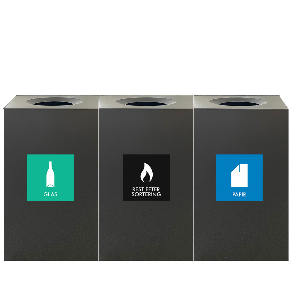 Maxi Abfalleimer 120L, Schwarz