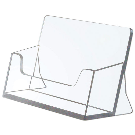 Visitenkartenhalter Horizontal Acryl Transparent