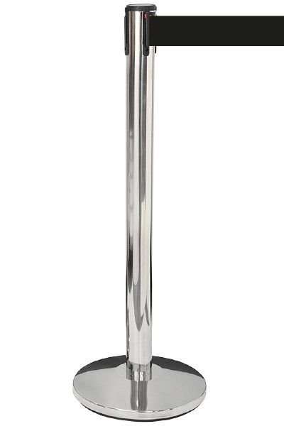 Absperrpfosten mit Gurt – verschiedene Farben und Pfostenoberflächen erhältlich