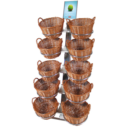 Shopdisplay Shop Impulz 4 mit 10 runden Körben